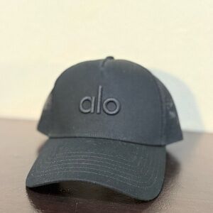 ALO Yoga Black Mesh Hat